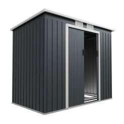 Gerätehaus Metall Geräteschuppen aus Metall mit Fundamentrahmen