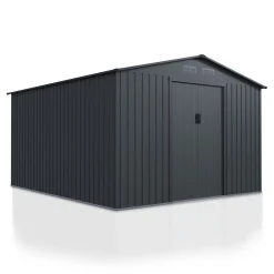 Gerätehaus Metall Geräteschuppen aus Metall mit Fundamentrahmen
