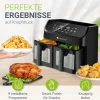 Heißluftfritteuse 9 L Airfryer mit 2 Kammern & 9 Programmen