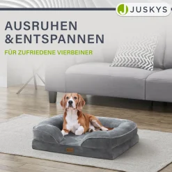 Hundebett Sheena Orthopädisches Haustierbett mit weichem Bezug