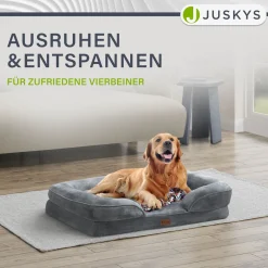 Hundebett Sheena Orthopädisches Haustierbett mit weichem Bezug