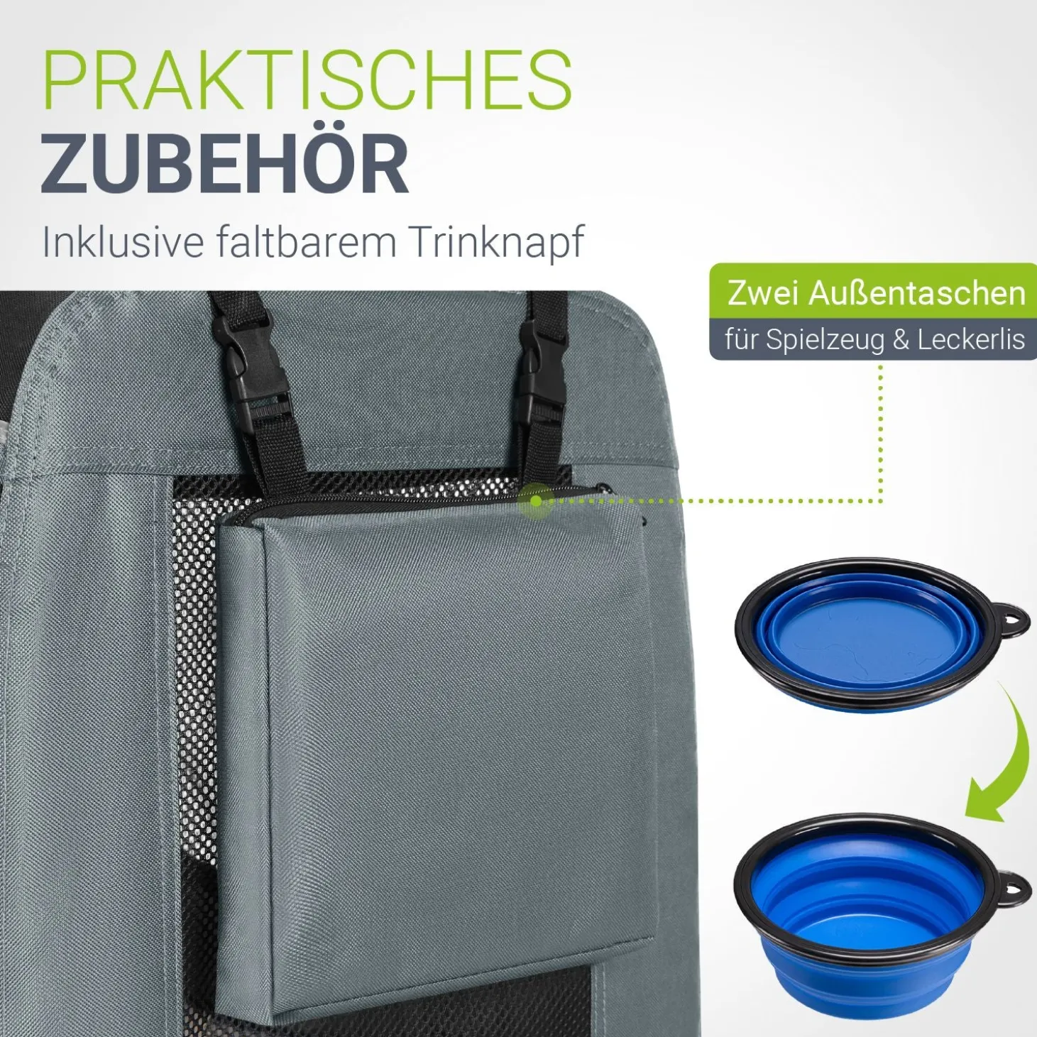 Hundebox Auto faltbar Lassie Hundetransportbox mit Tragegriff & Liegedecke