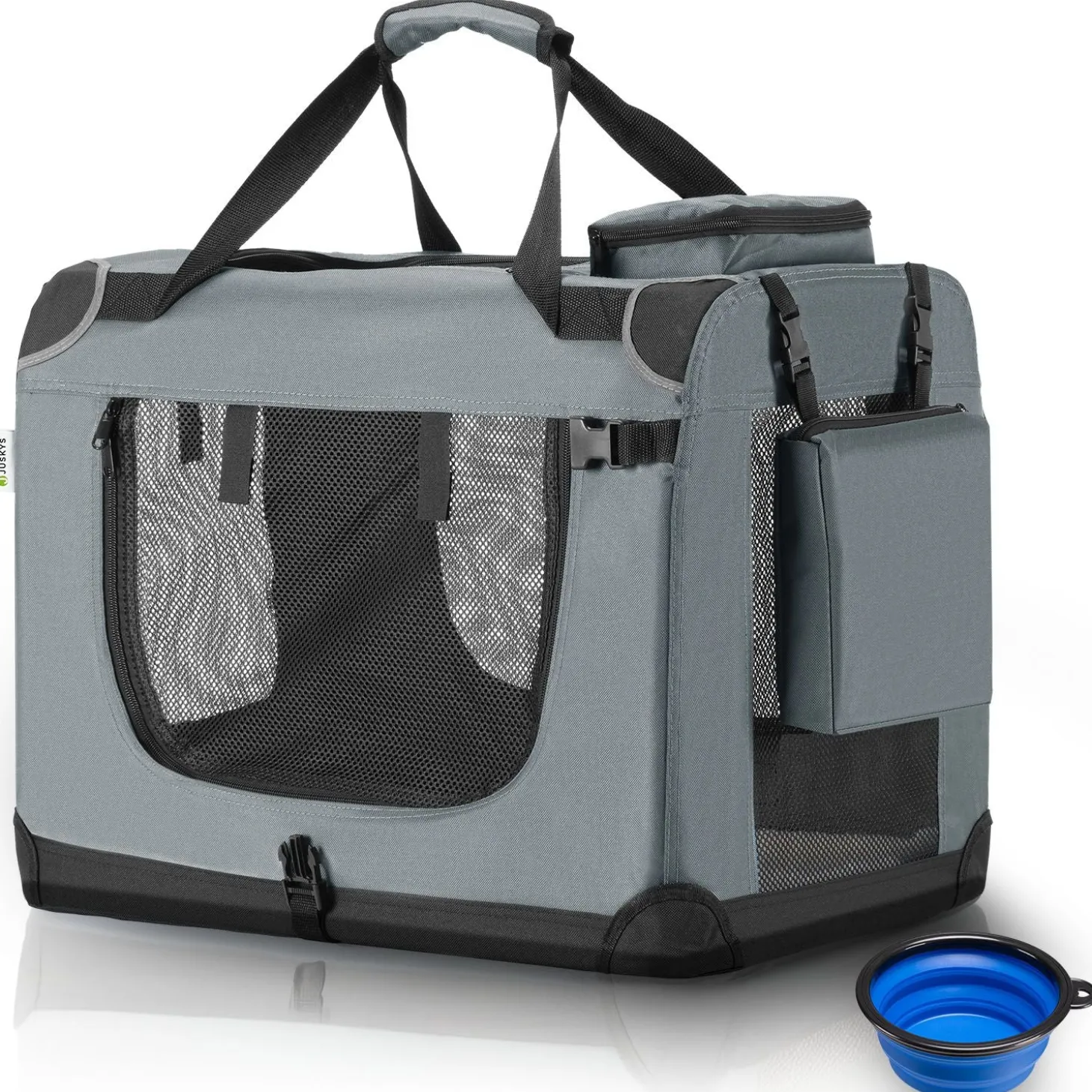 Hundebox Auto faltbar Lassie Hundetransportbox mit Tragegriff & Liegedecke