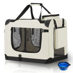 Hundebox Auto faltbar Lassie Hundetransportbox mit Tragegriff & Liegedecke
