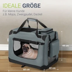 Hundebox Auto faltbar Lassie Hundetransportbox mit Tragegriff & Liegedecke