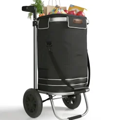 3in1 Einkaufstrolley - 56 L Kapazität Klappbarer Trolley für bequemes Shopping