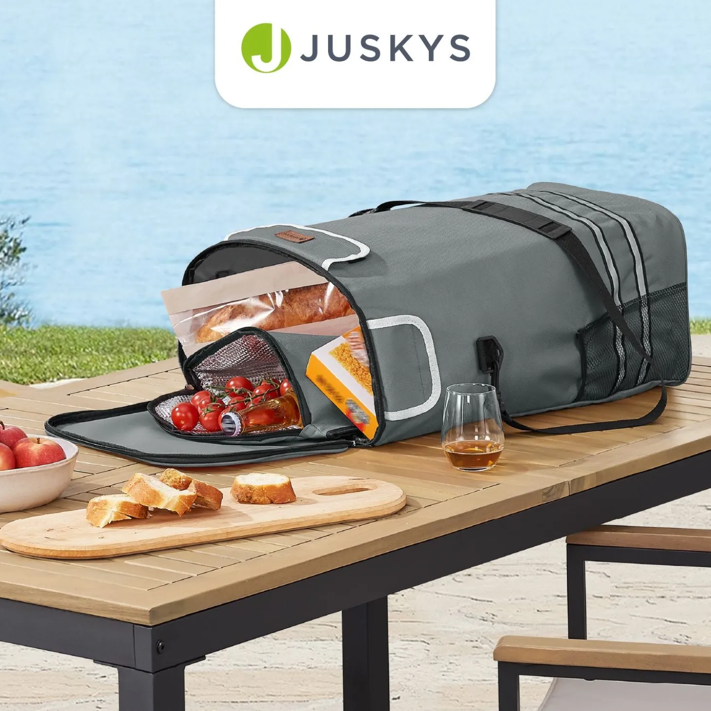 3in1 Einkaufstrolley - 56 L Kapazität Klappbarer Trolley für bequemes Shopping