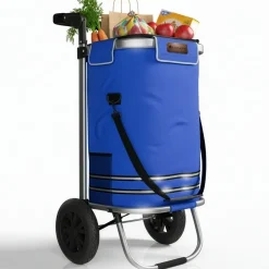 3in1 Einkaufstrolley - 56 L Kapazität Klappbarer Trolley für bequemes Shopping