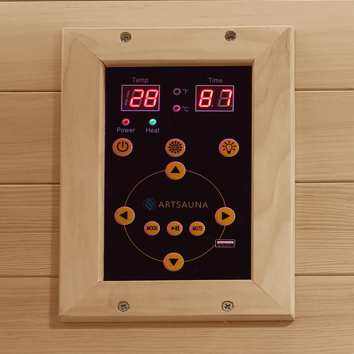 Infrarotkabine Billund ↔ 170x190cm ↕ 190cm ⚟ Dual Technologie 유 2 Personen
