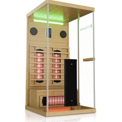 Infrarotkabine Göteborg Infrarotsauna mit Vollspektrumstrahler und LED-Beleuchtung