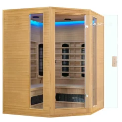 Infrarotkabine Nyborg E150K ↔ 150x150cm ↕ 190cm ⚟ Dual Technologie 유 4 Personen
