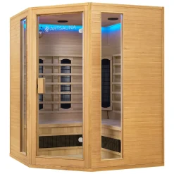 Infrarotkabine Nyborg E150K ↔ 150x150cm ↕ 190cm ⚟ Dual Technologie 유 4 Personen