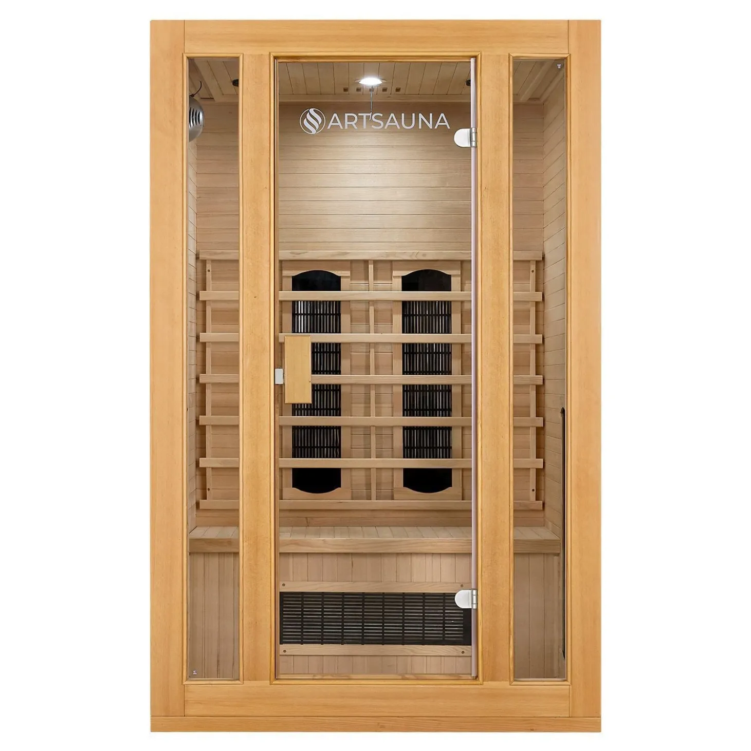 Infrarotkabine Nyborg S120K ↔ 120x105cm ↕ 190cm ⚟ Dual Technologie 유 2 Personen