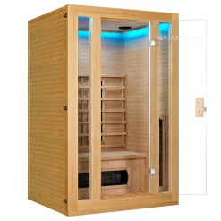 Infrarotkabine Nyborg S120K ↔ 120x105cm ↕ 190cm ⚟ Dual Technologie 유 2 Personen