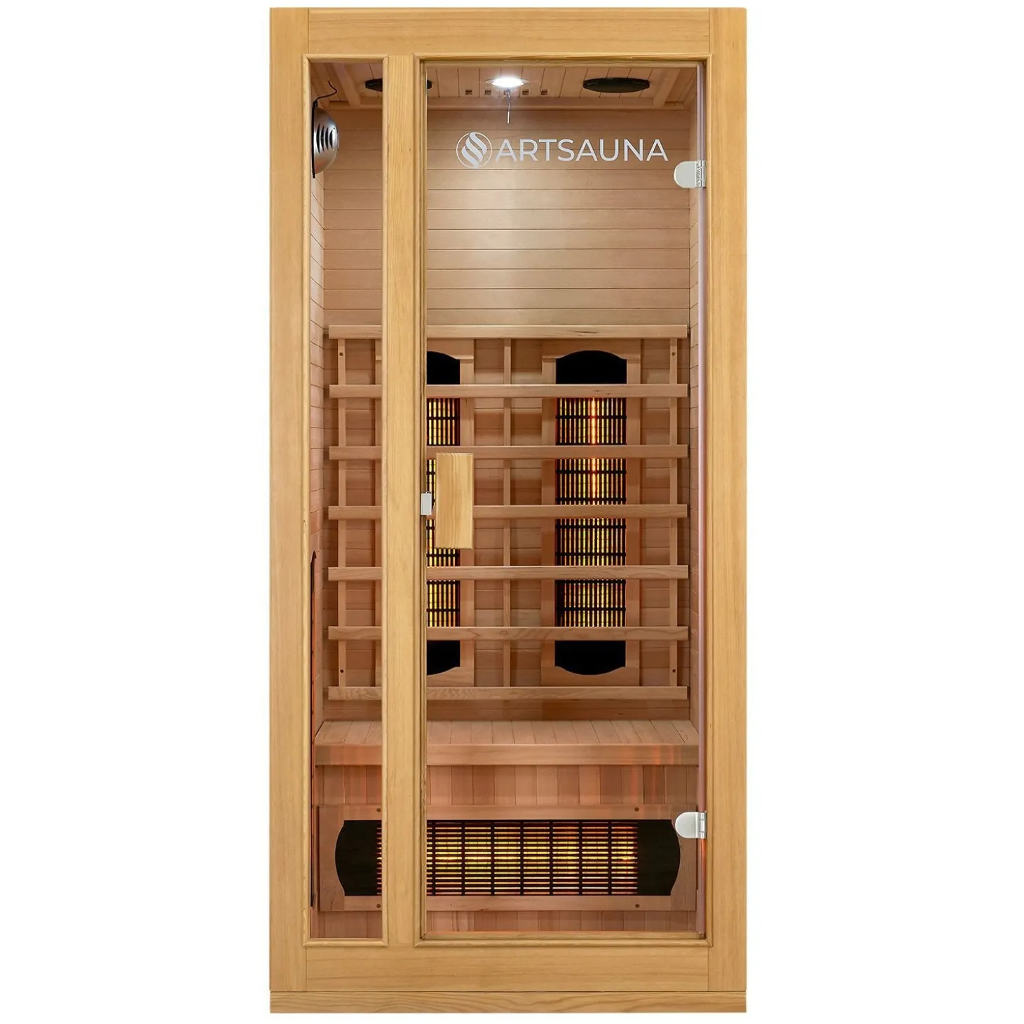 Infrarotkabine Nyborg S90V ↔ 90x90cm ↕ 190cm ⚟ Dual Technologie 유 1 Personen