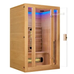 Infrarotkabine Nyborg S120V ↔ 120x105cm ↕ 190cm ⚟ Dual Technologie 유 2 Personen