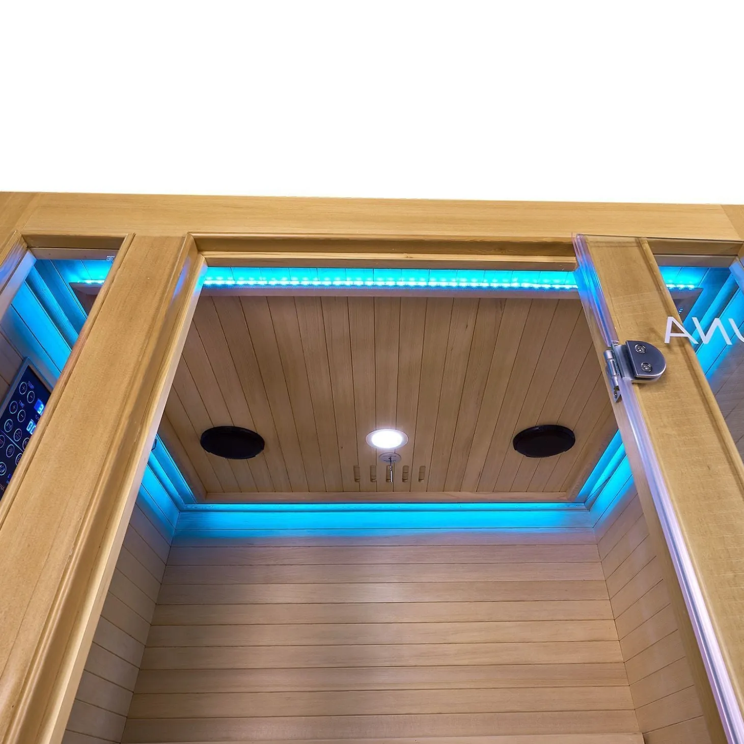 Infrarotkabine Nyborg S120V ↔ 120x105cm ↕ 190cm ⚟ Dual Technologie 유 2 Personen