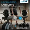 3in1 Hantelset 60kg Komplett-Set: Kurz-, Lang- und Curlhantel mit Gewichten und rutschfesten Griffen