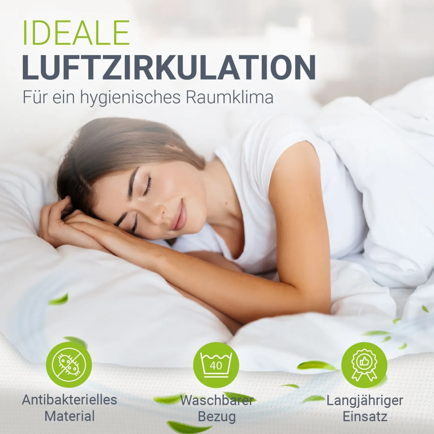 Kaltschaummatratze Härtegrad 3 Matratze mit hoher Punktelastizität und guter Luftzirkulation