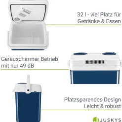 Kühlbox Nordpol Elektrische Kühlbox mit praktischem 12 V und 230 V Anschluss