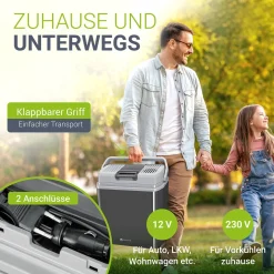 Kühlbox Nordpol Elektrische Kühlbox mit praktischem 12 V und 230 V Anschluss