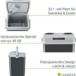 Kühlbox Nordpol Elektrische Kühlbox mit praktischem 12 V und 230 V Anschluss