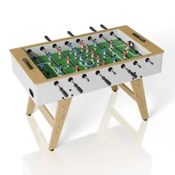 Kickertisch für Kinder und Erwachsene Tischkicker mit Zubehör und integriertem Torzähler
