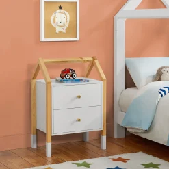 Kinder Nachttisch Enny Moderner Nachtschrank mit Stauraum