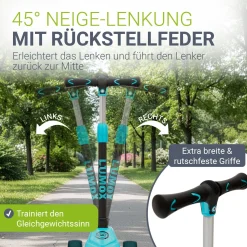 Kinderroller Lumox Roller für Kleinkinder ab 3 Jahren mit LED-Leuchträdern