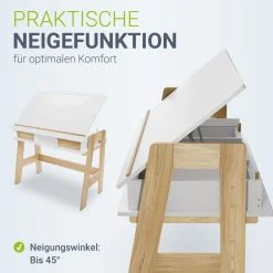 Kinder Schreibtisch Fietje Der perfekte Lernbegleiter: Höhenverstellbar, viel Stauraum