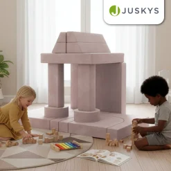 Kindersofa Kayo mit Cord Bezug & Kissen Weiches Spielsofa mit verschiedenen Aufbaumöglichkeiten