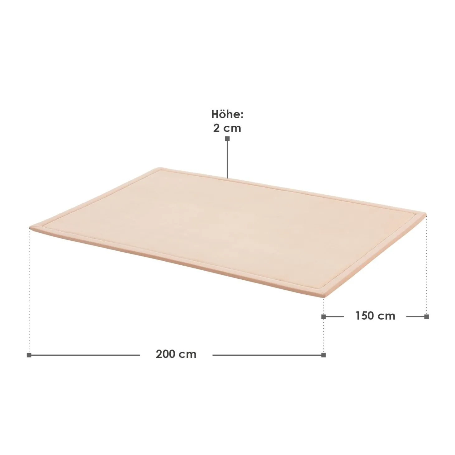 Kinder Spielmatte Maila Weiche & isolierende Krabbelmatte
