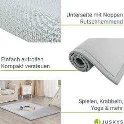 Kinder Spielmatte Maila Weiche & isolierende Krabbelmatte