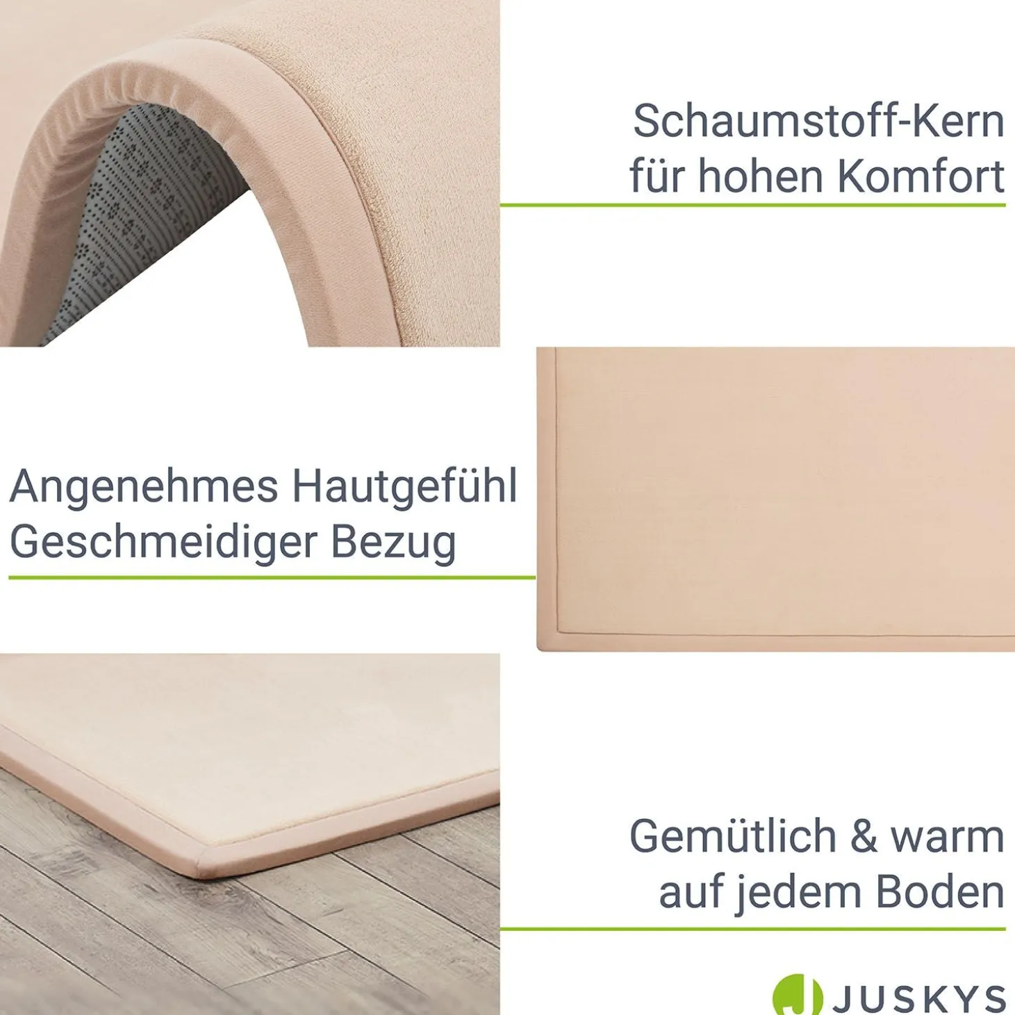 Kinder Spielmatte Maila Weiche & isolierende Krabbelmatte