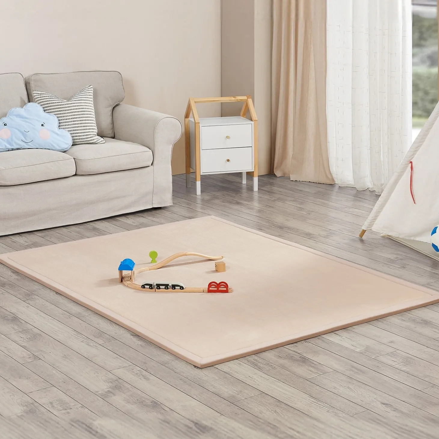 Kinder Spielmatte Maila Weiche & isolierende Krabbelmatte