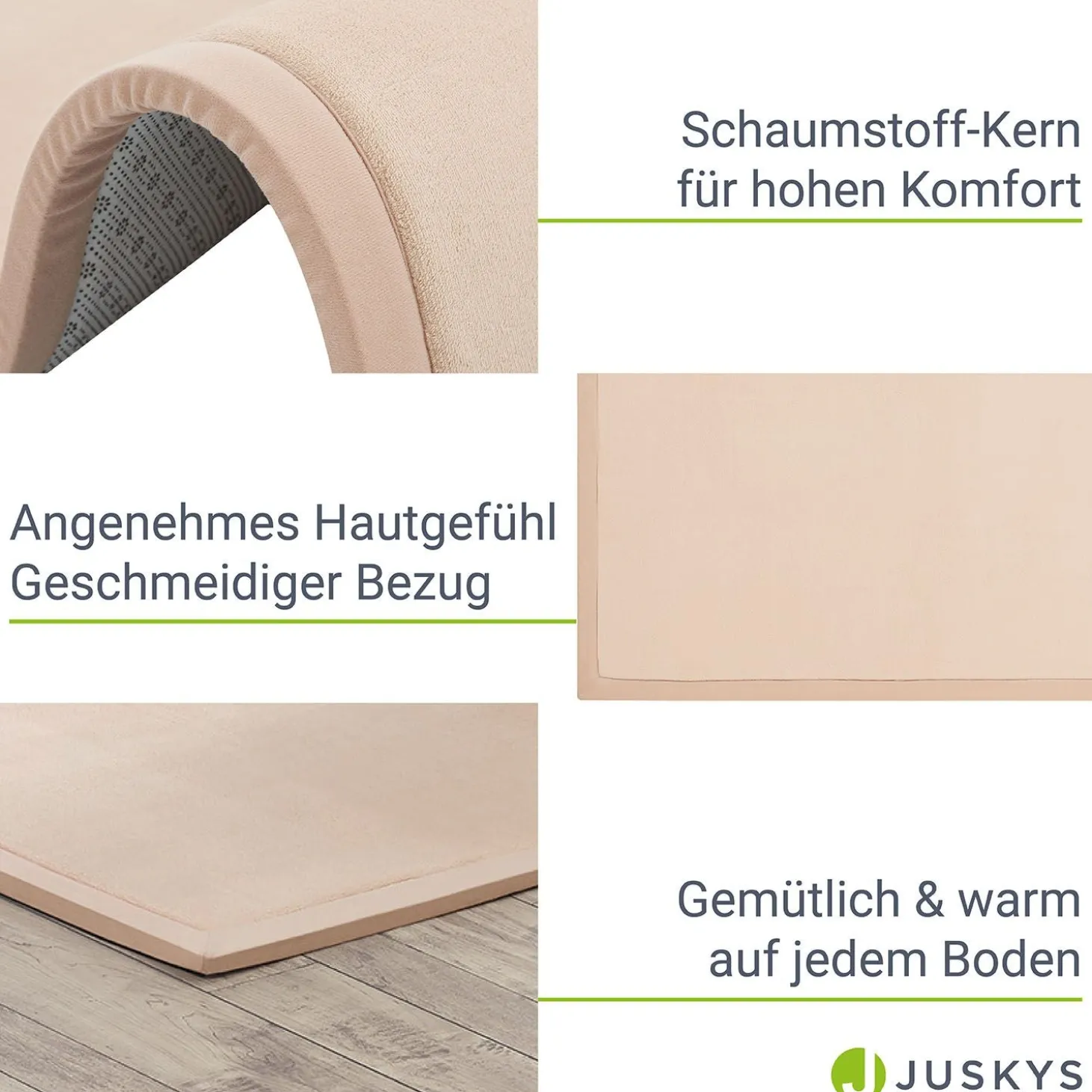 Kinder Spielmatte Maila Weiche & isolierende Krabbelmatte