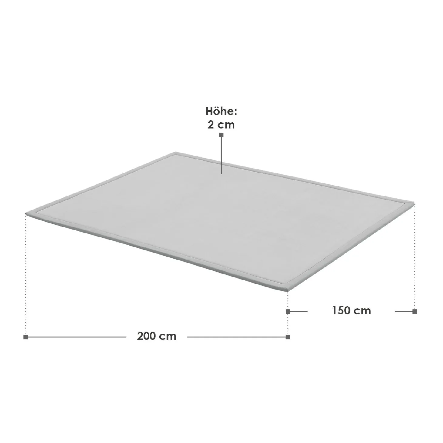 Kinder Spielmatte Maila Weiche & isolierende Krabbelmatte