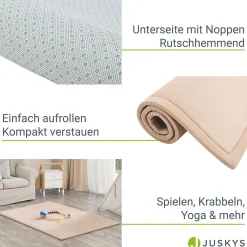 Kinder Spielmatte Maila Weiche & isolierende Krabbelmatte