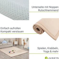 Kinder Spielmatte Maila Weiche & isolierende Krabbelmatte