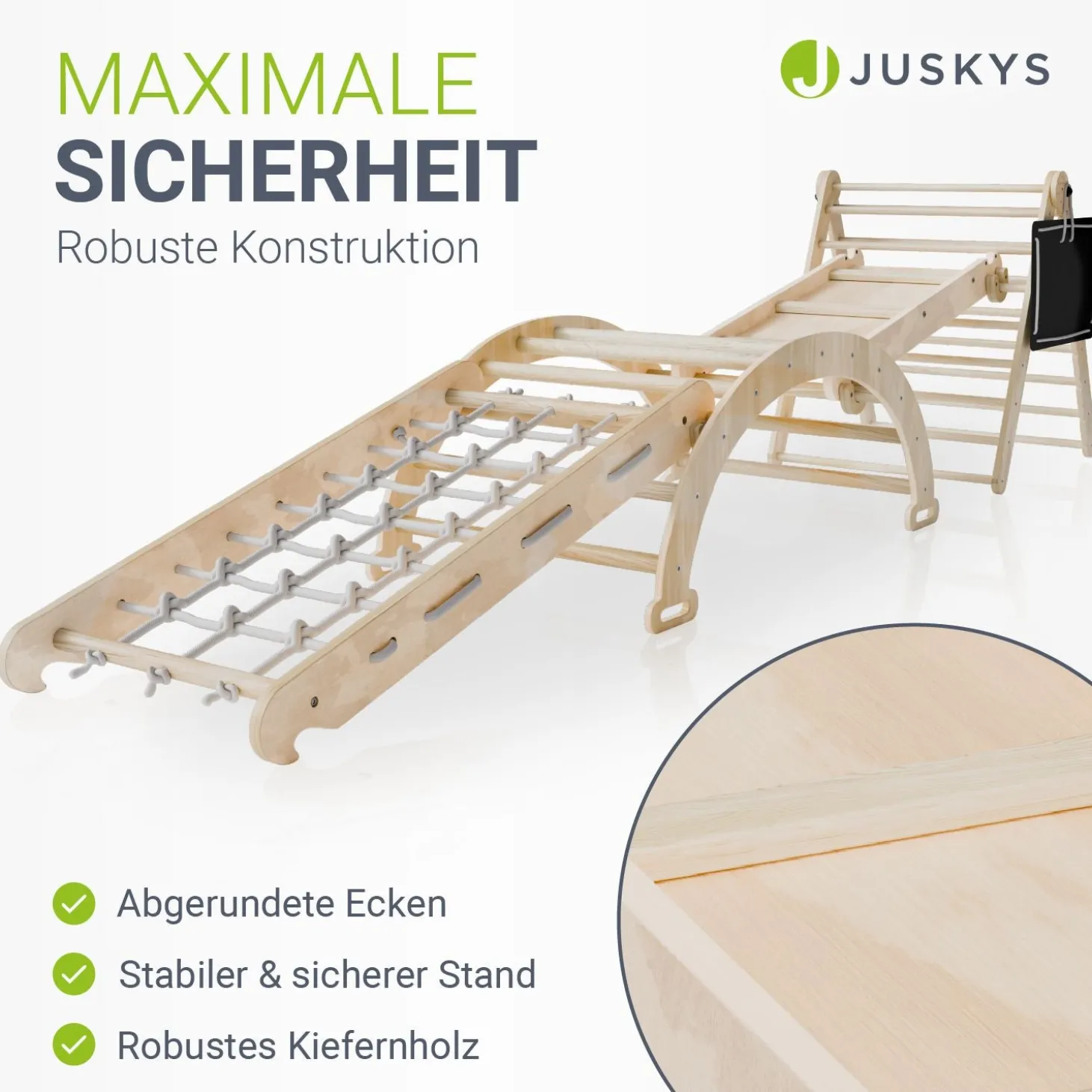 Kletterdreieck Movario Vielseitiges Indoor-Klettergerüst für motorische Förderung