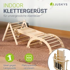 Kletterdreieck Movario Vielseitiges Indoor-Klettergerüst für motorische Förderung