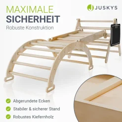 Kletterdreieck Movario Vielseitiges Indoor-Klettergerüst für motorische Förderung