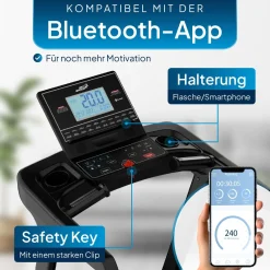 Laufband Speedrunner 6000 Klappbarer Heimtrainer für Zuhause mit 20 Trainingsprogrammen
