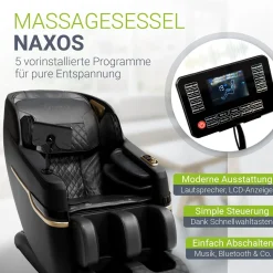 Massagesessel Naxos Mit Ganzkörpermassagefunktion für wohltuende Entspannung