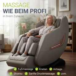 Massagesessel Paros Mit Ganzkörpermassagefunktion für wohltuende Entspannung