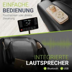 Massagesessel Paros Mit Ganzkörpermassagefunktion für wohltuende Entspannung
