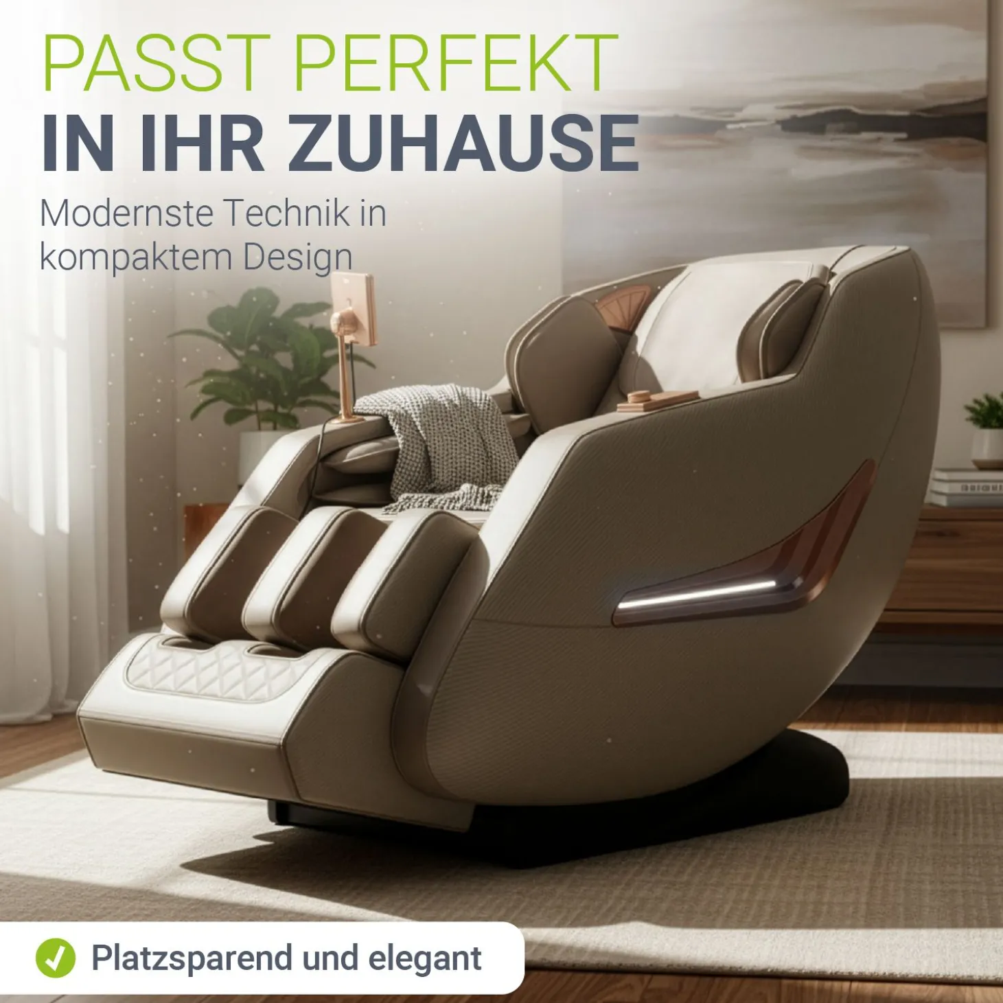 Massagesessel Paros Mit Ganzkörpermassagefunktion für wohltuende Entspannung