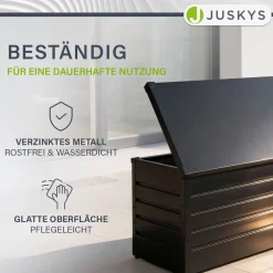 Metall Auflagenbox Limani Wasserdichte Gartenbox zu sicheren Aufbewahrung