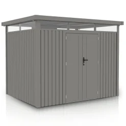 Metall Gerätehaus Luzern Pro Wetterfester Geräteschuppen mit abschließbaren Türen