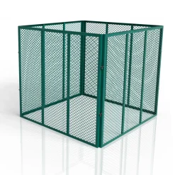 Metall Komposter für Gartenabfälle Gartenkomposter mit 450L & 800L Volumen